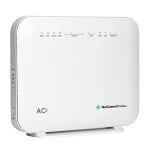 White VoIP modem router