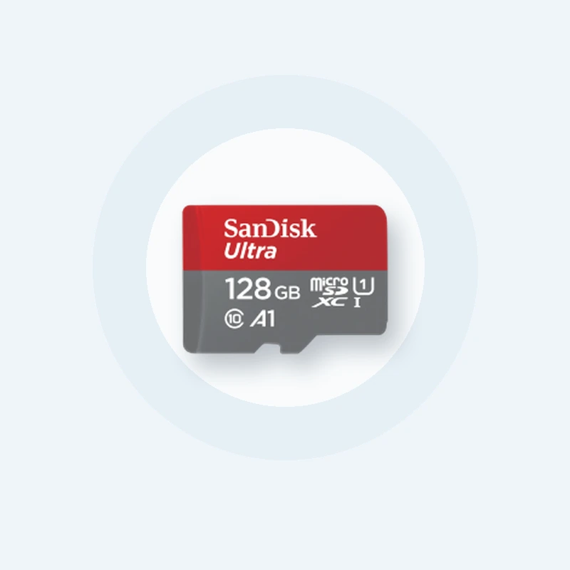 SanDisk microSD memory card