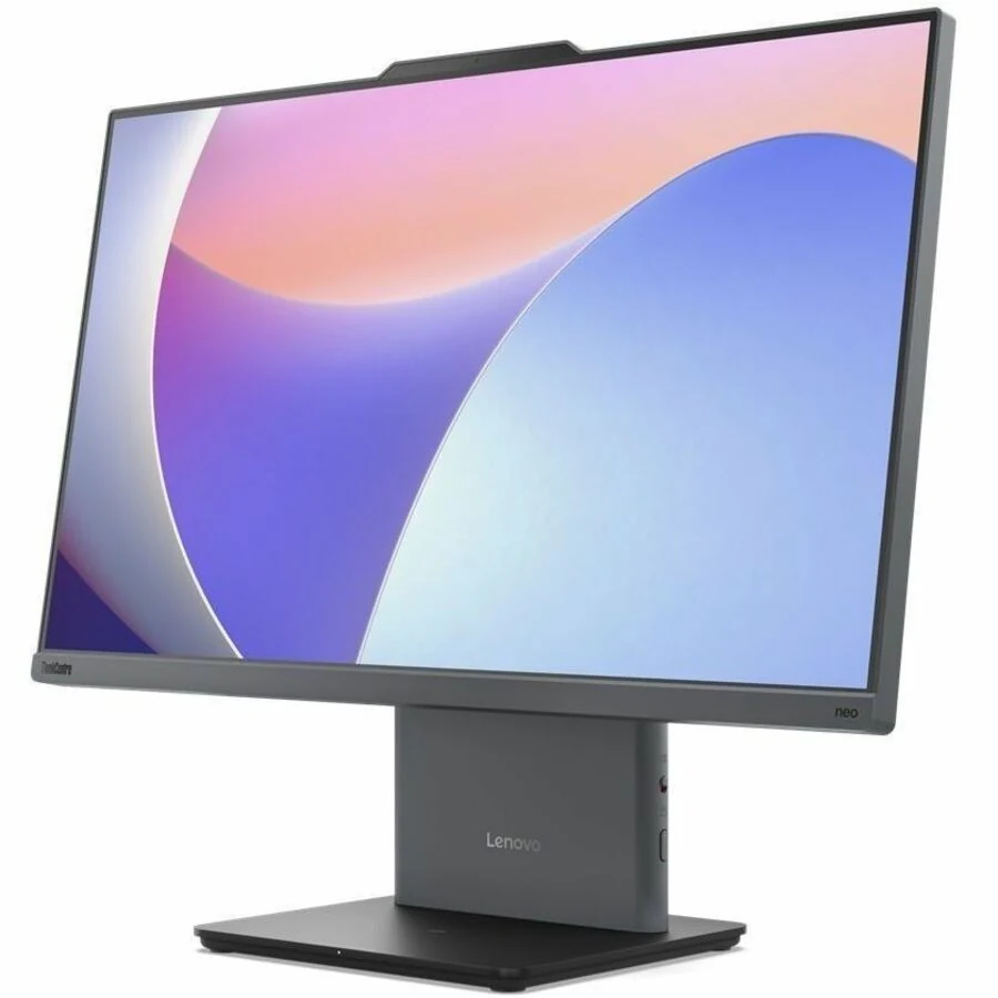 Angled view of Lenovo ThinkCentre neo 50a 24 Gen 5