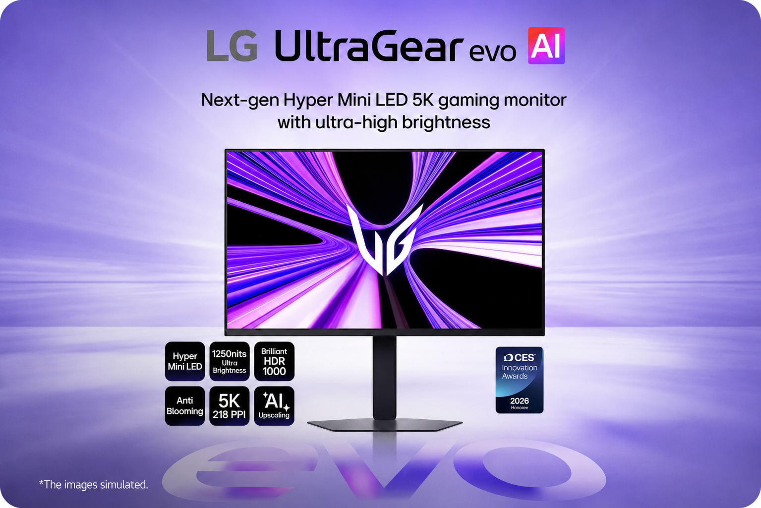 LG UltraGear evo AI 27GM950B 27-inch 5K Hyper Mini LED gaming monitor
