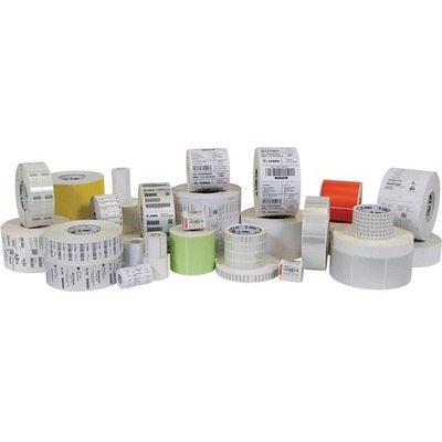 Zebra Wax Ribbon, 106mmx450m (4.17inx1476ft), 2000; Standard, 25mm (1in) core - 02000BK10645