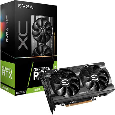 EVGA GeForce RTX 3060 Ti XC GAMING LHR, 08G-P5-3663-KL, 8GB GDDR6 Video Card