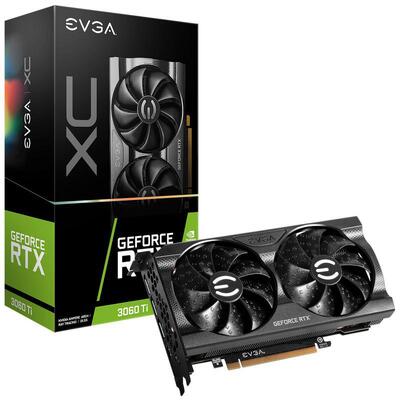 EVGA GeForce RTX 3060 Ti XC GAMING, 08G-P5-3663-KR, 8GB GDDR6, Dual-Fan Video Card