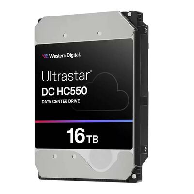 WD 16TB  Ultrastar DC HC550 0F38462 3.5" 512e/4Kn SATA 7200RPM Hard Drive 
