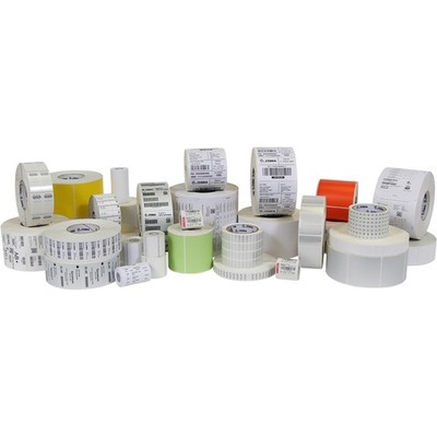 Zebra Z-PERFORM 2000D 2INx1IN COATED BRIGHT WHITE, ACRYLIC WITH ADHESIVE, 5500 LABELS PER ROLL - 10000298