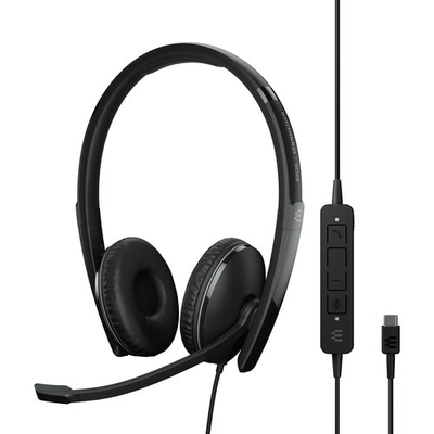 EPOS UC ADAPT 160 ANC Stereo Corded Headset | USB-C + USB-A | ANC