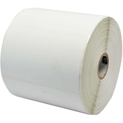 Zebra Label, Paper, 4x6in (101.6x152.4mm); TT, Z-Perform 2000T, Value Coated, Permanent Adhesive, 1in (25.4mm) core, 460/roll - 10005853