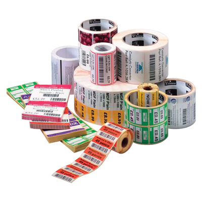 Zebra Z-SELECT 4000T 3X2"" THERMAL TRANSFER LABEL. 1370 LABELS PER ROLL - 10009529