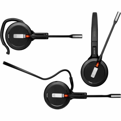 EPOS MS IMPACT 5000 Go Mono DECT Wireless Headset | 3-in-1 | USB-A | Foldable Charging Stand
