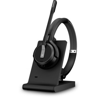 EPOS MS IMPACT 5000 Go Stereo DECT Wireless Headset | USB-A | Foldable Charging Stand
