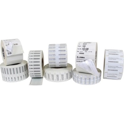 Zebra Label Polypropylene 4x6in 101.6x152.4mm TT PolyPro 3000T Coated Permanent Adhesive 3in 76.2mm core RFID 750/roll 1/box Plain - 10036473