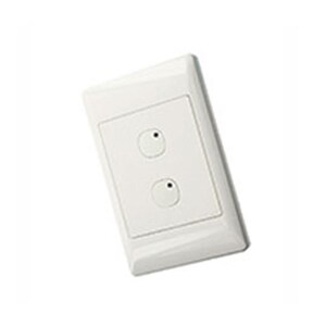 LEVITON OMNI-BUS 2-BUTTON WALL SWITCH WHITE