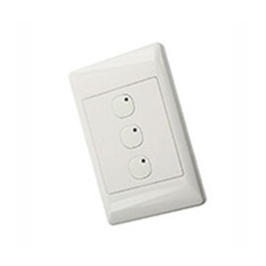 LEVITON OMNI-BUS 3-BUTTON WALL SWITCH- WHITE