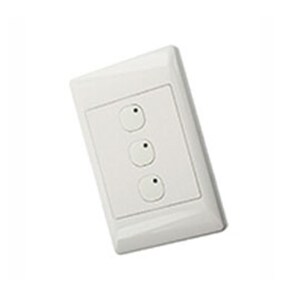 LEVITON OMNI-BUS 6-BUTTON WALL SWITCH- WHITE
