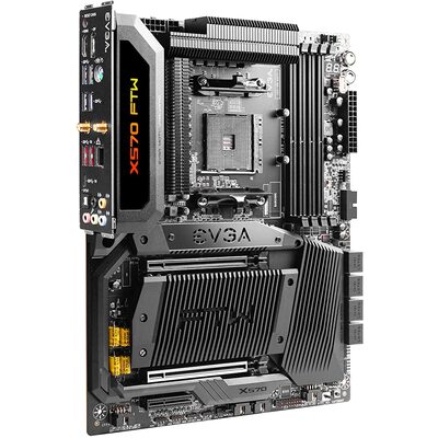 EVGA EVGA X570 FTW WiFi, 121-VR-A577-KR, AM4, AMD X570, PCIe Gen4 Motherboard 