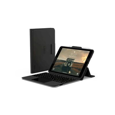 UAG Integrated Bluetooth Keyboard w/ trackpad Apple iPad 10.2' (7th Gen) Case  - Black (124413114031)