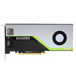 Leadtek Quadro RTX4000 Work Station Graphic Card PCIE 8GB GDDR6 3H (DP) VirtualLink (1) 1x Fan, ATX