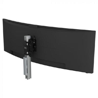 Atdec AWMS-BT40 Heavy duty monitor mount - Single monitors sized 24" to 55" - Heavy Duty F Clamp Silver - 13AWMS-BT40-H-S