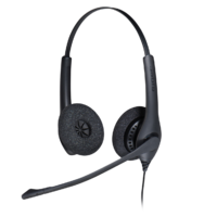 Jabra BIZ 1500 QD Duo corded Headset with noise-cancellation