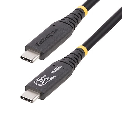 STARTECH 1M-40G-USB4-CABLE 1m USB4 Cable USB-IF Certified USB-C