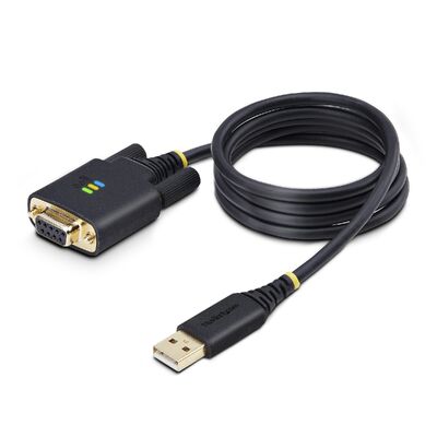 StarTech 1P3FFCNB-USB-SERIAL 3ft (1m) USB to Null Modem Serial Cable
