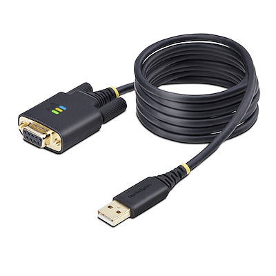 STARTECH 1P6FFCN-USB-SERIAL 6.6ft/2m USB to Null Modem Serial Cable