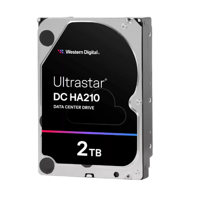 WD Ultrastar DC HA210 2TB HDD, 1W10002 HUS722T2TALA604