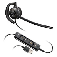 Poly EncorePro HW535 Over Ear Monaural USB PC Headset w/Inline Control