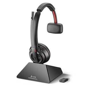 Poly Savi 8210 UC MS USB-A Mono Wireless DECT Headset System