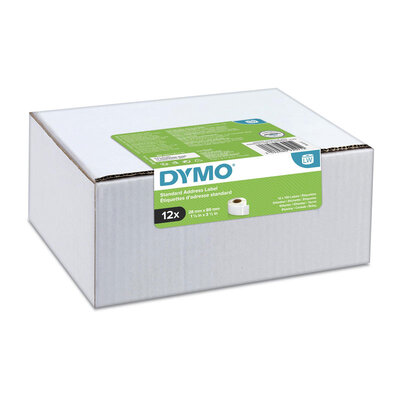 Dymo  LW Std Add Lable28X89mm Pk12