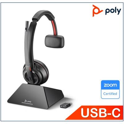 POLY SAVI S8210 UC, PC, D200 USB-C, OTH, MONO, DECT  - 209813-02