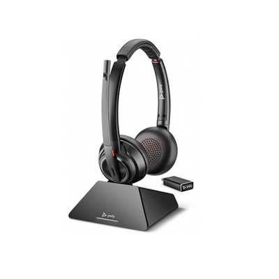 Poly Savi S8220-M UC USB-C Skype for Business Certified Binaural Wireless Headset 209814-02