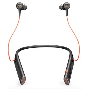 Poly Voyager 6200 UC USB-C Bluetooth Neckband Headset With Buds - Black