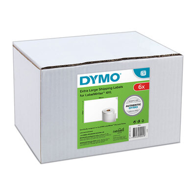 Dymo LW Shp Lable104x159mm Pk6