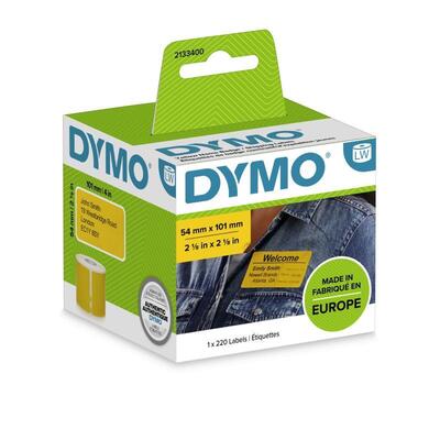 Dymo LW Ship Lable54x101mm Ylw