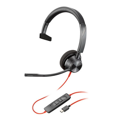 Poly Blackwire 3310 USB-C Wired Monaural Headset 213929-01