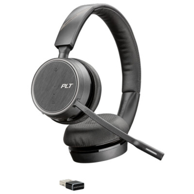 Poly  Voyager 4220 UC Stereo Wireless Headset, MS Teams, USB-A