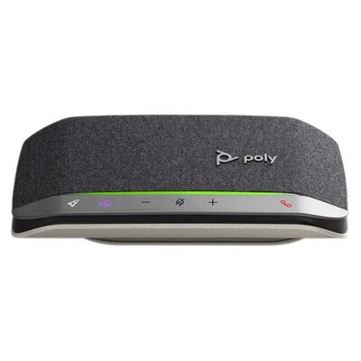 Poly Sync20, Teams, Personal USB-ABT Smart Speakerphone, Multi-Mics Array, Bass Reflex System, Dust & Water Resistance, Status Light