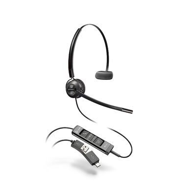 Poly EncorePro EP545 USB-A-C Convertible Digital Headset UC (218277-01)