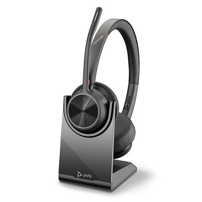 Poly Voyager 4320 UC Stereo USB Bluetooth Headset (Stand & USB Dongle) - 77Y99AA