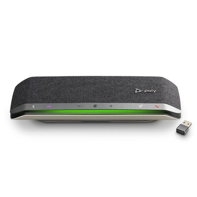 Poly Sync 40+ Smart Wireless Conference Speakerphone, With BT600 Bluetooth Adapter, MS Teams, USB-A, USB-C