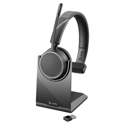 Poly  Voyager 4210 UC Mono Wireless Headset, With Charging Stand, MS Teams, USB-A