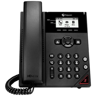 POLY OBIHAI EDITION VVX 150 2-LINE DESKTOP BUSINESS IP PHONE WITH DUAL 10/100 ETHERNET POR - 2200-48812-025