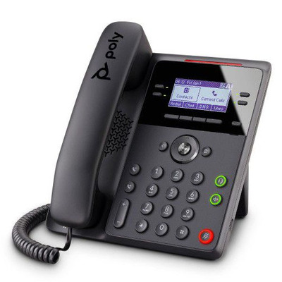 POLY EDGE B30 4-LINE VoIP PHONE W/POE IN BLACK 2200-49825-025 - 82M84AA