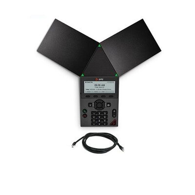 POLY TRIO 8300 OPEN SIP CONFERENCE PHONE 2200-66800-025 WITH BUILT-IN WIFI AND BLUETOOTH - 2200-66800-025
