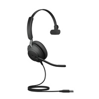 Jabra Evolve2 40 UC Mono USB Headset - Black