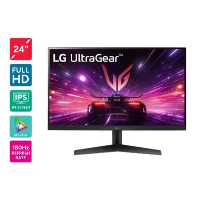 LG 24GS60F-B 24" UltraGear Full HD IPS 180Hz 1ms Gaming Monitor