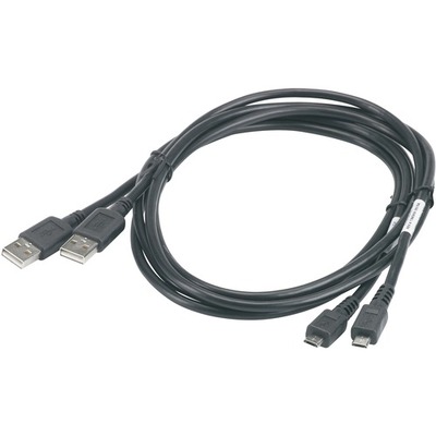 Zebra MC9500 Micro USB Activesync Cable Allows Activesync Connectivity Between the MC9500 Single Bay Cradle and A Host Device - 25-124330-01R