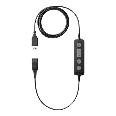 Jabra Link 260 Quick Disconnect/USB Control Cable for Headphone - Male - 260-09