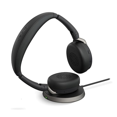 Jabra Evolve2 65 Flex MS Stereo Bluetooth Headset (USB-C + Charging Stand)